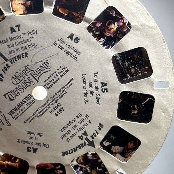 Vtg 90s View Master Stereo Reels Muppets Treasure Island Spider-Man Batman Robin - Picture 13 of 13